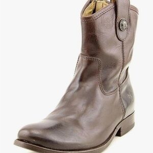 Frye Dark Brown Leather Boots